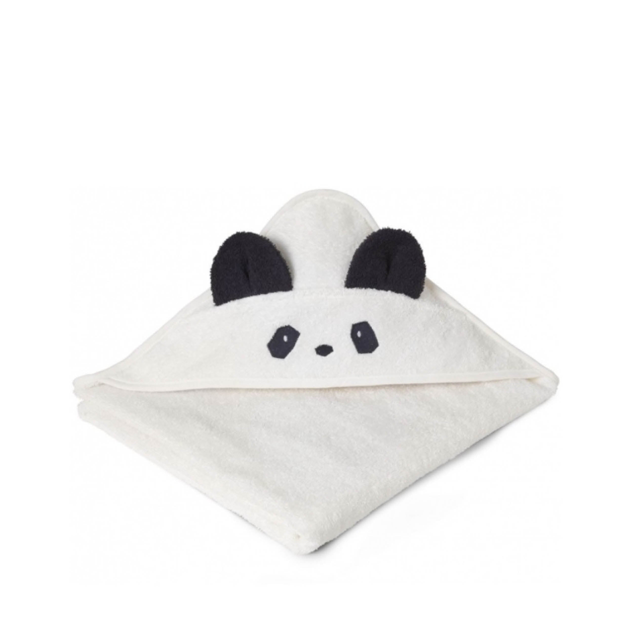 Hooded Towel, Panda in creme de la creme