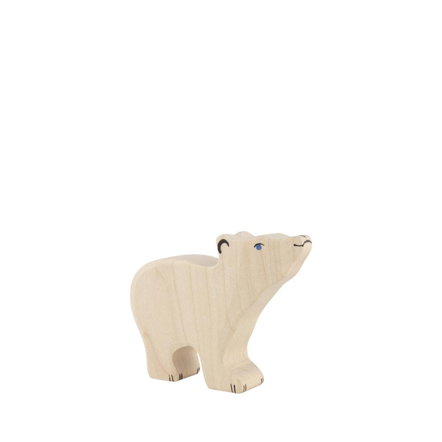 Wooden figure, small polar bear