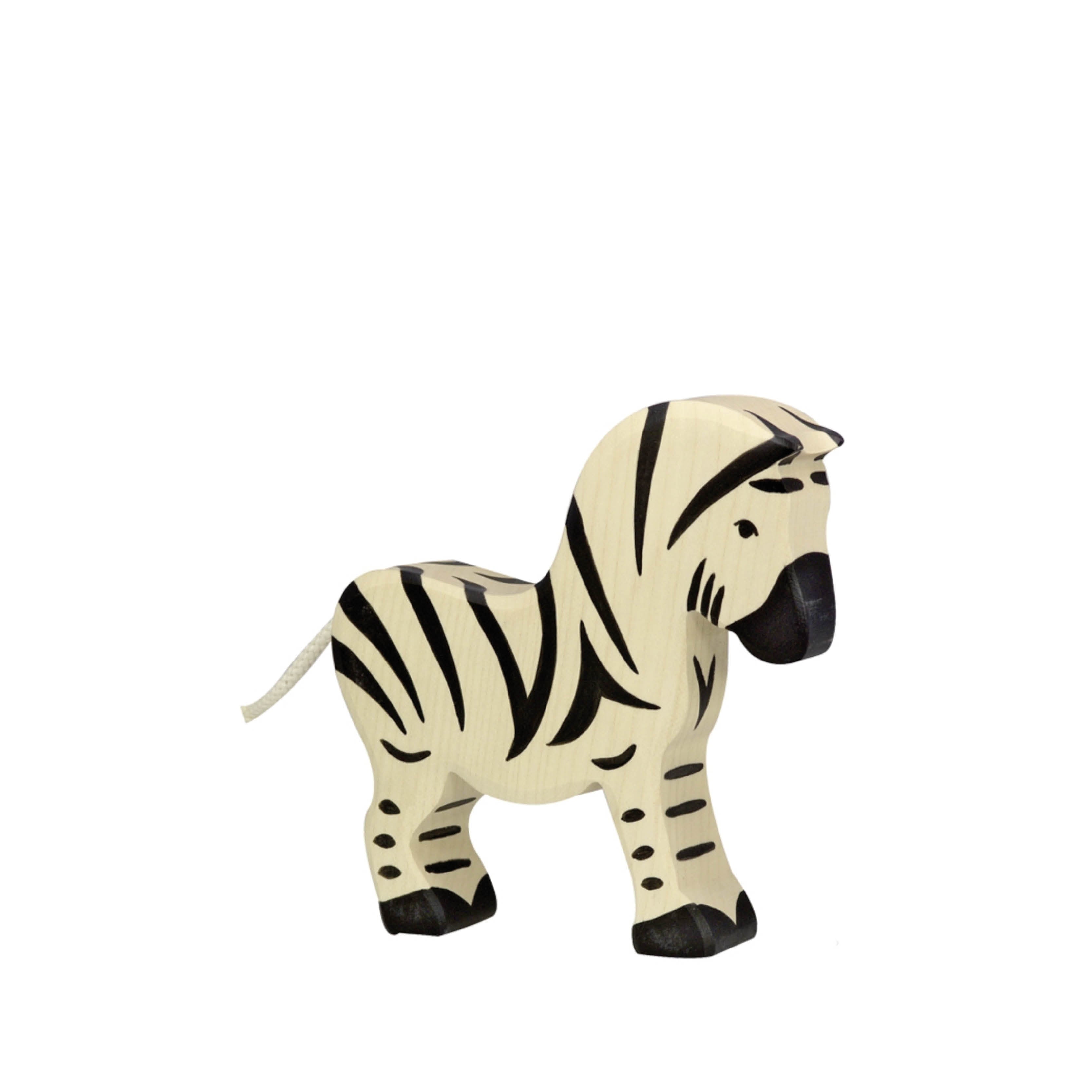 Holzfigur, großes Zebra - kinder & konsorten - Spielfiguren