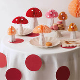 Home decoration - 10er Set Fliegenpilze Pilze Waben Dekorationen für Zuhause von Meri Meri Partyartikel bei kinder & konsorten düsseldorf