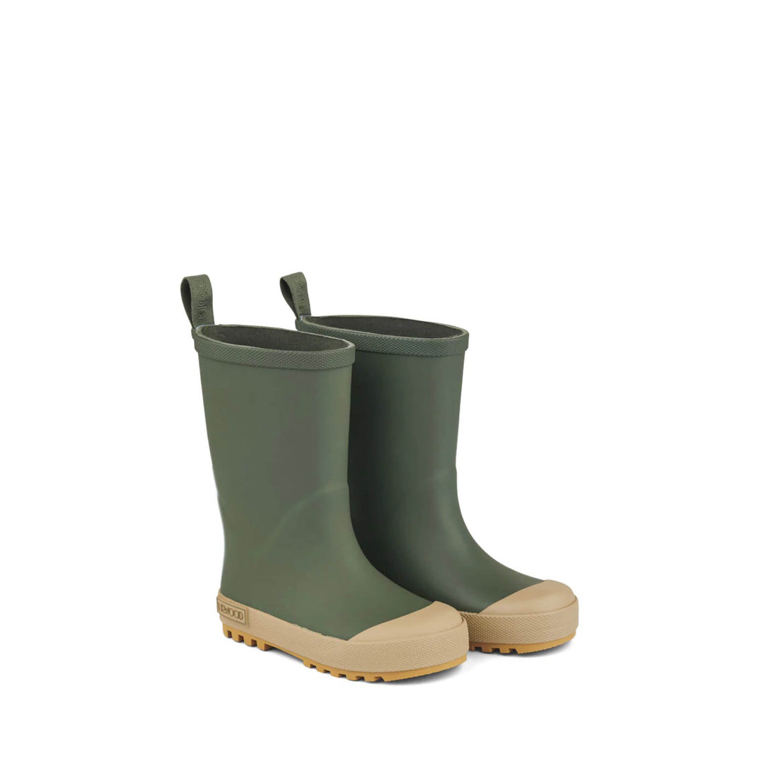 Rubber boots River in hunter green multi mix