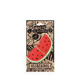 Baby Beißring Teether Oli & Carol Wally die Wassermelone aus Naturkautschuk und von Hand bemalt mit speiseechten Farben - 100% natürlich von Oli und Carol bei kinder und konsorten Düsseldorf