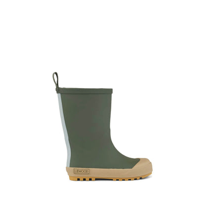 Rubber boots River in hunter green multi mix