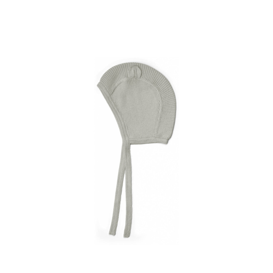 Baby hat Sanne in light grey melange