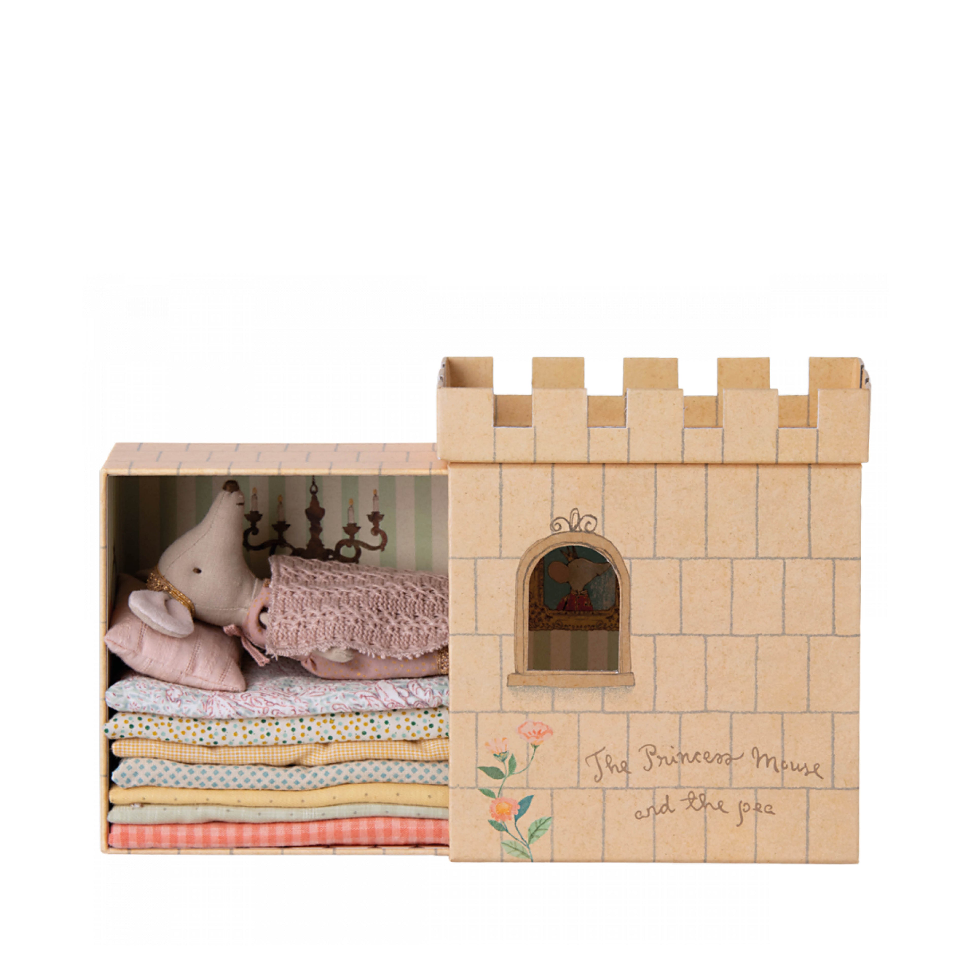 Mouse Castle, Princess and the Pea in rose