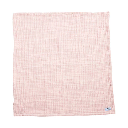 Musselin Babydecke in rosa