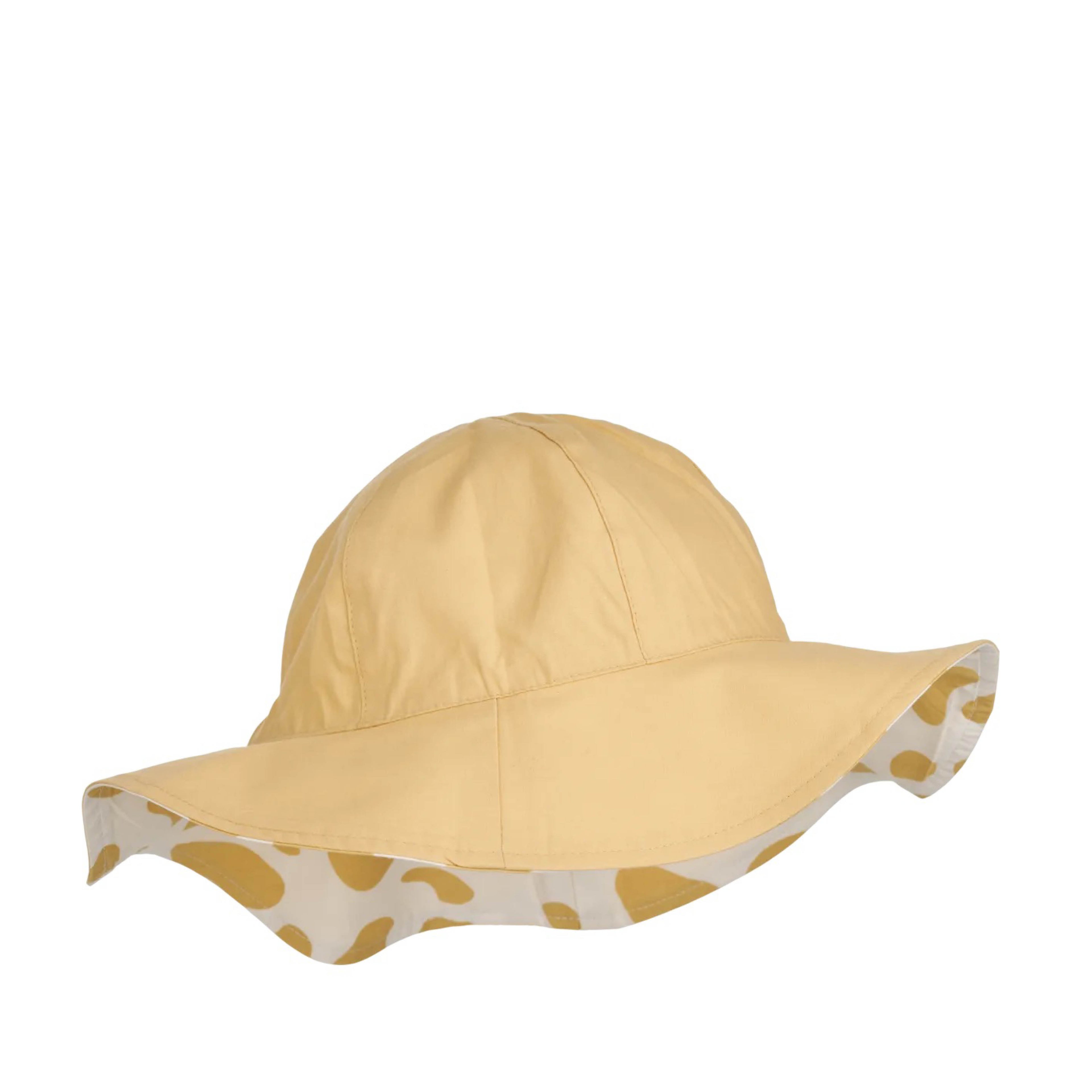 Reversible Sun hat Amelia in leo/jojoba