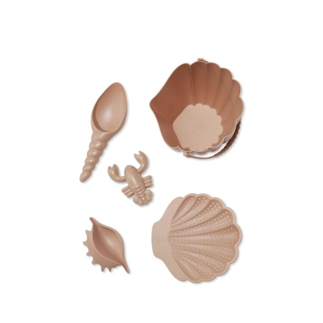 Sand toys in rose blush