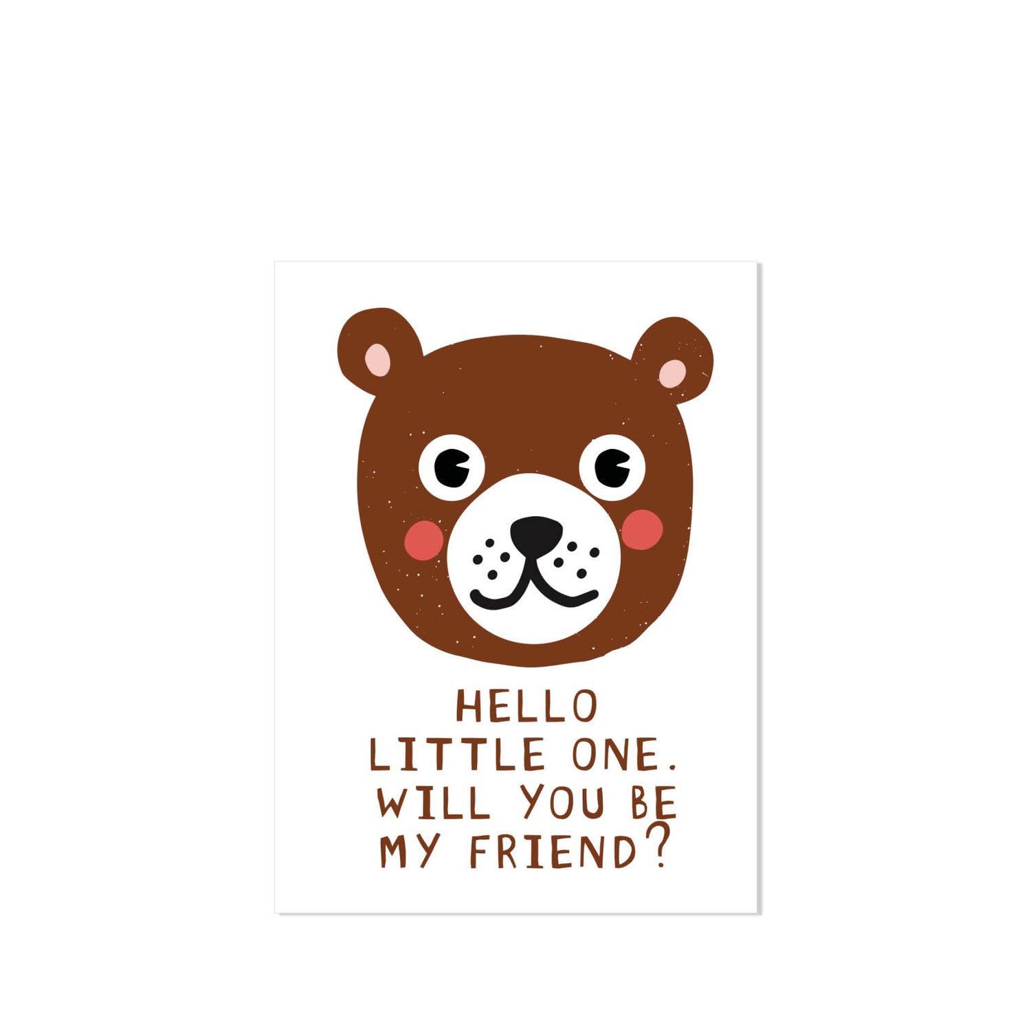 Foldable Greeting card, Hello little One