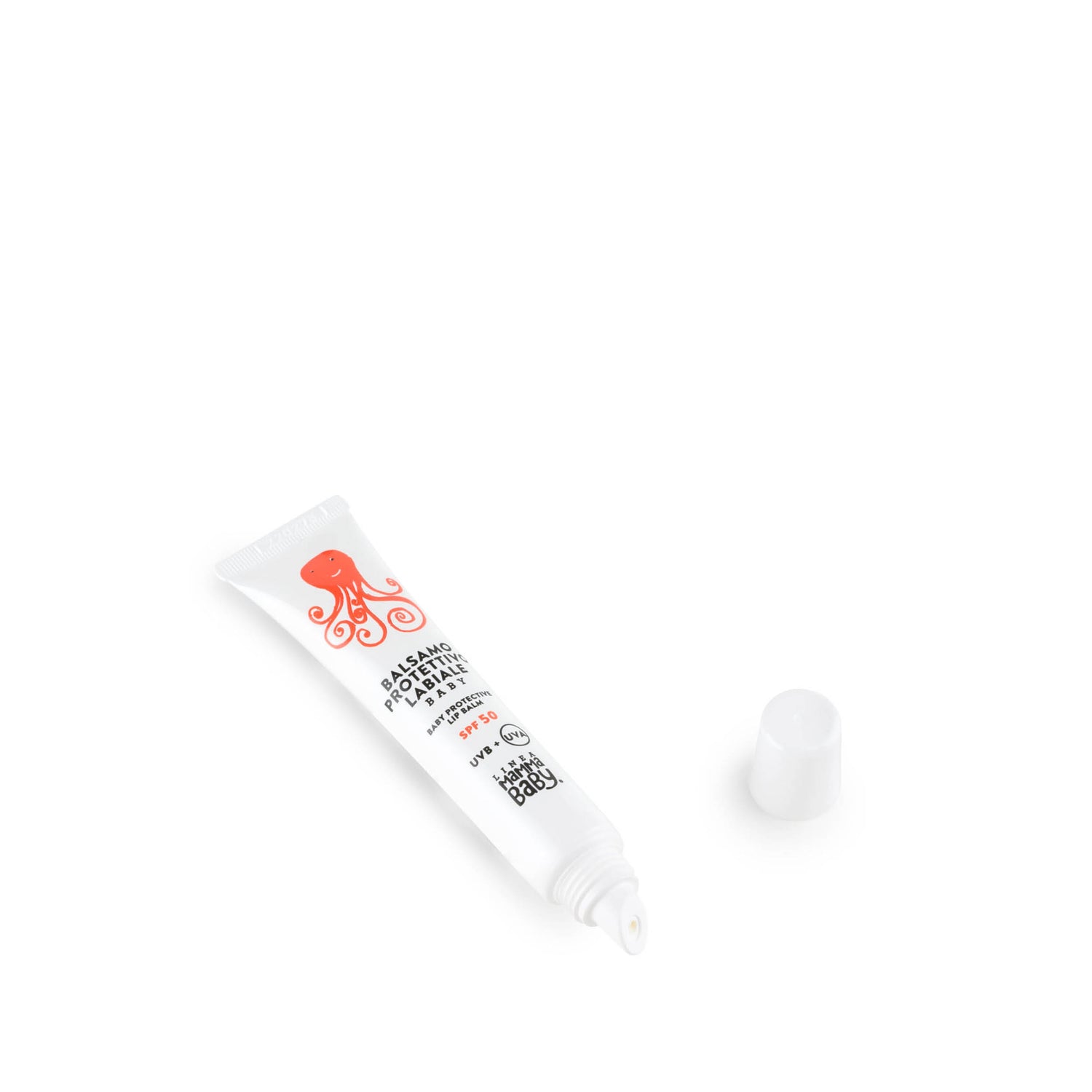 Baby Körperpflege und Lippenpflege Schutzlippenbalsam SPF50, eco reef friendly von Linea MammaBaby bei kinder und konsorten in düsseldorf