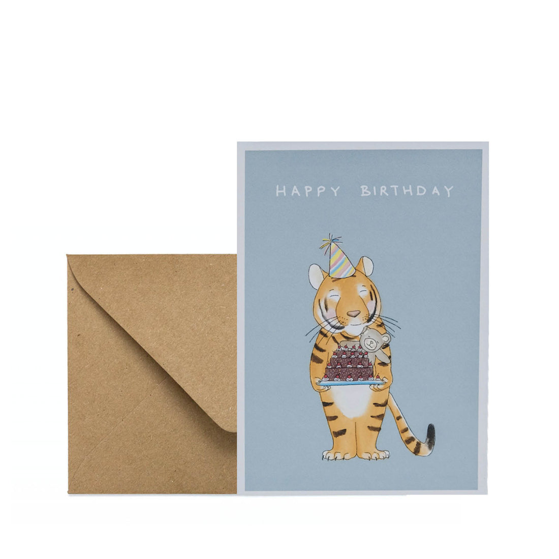 Birthday card Tiger