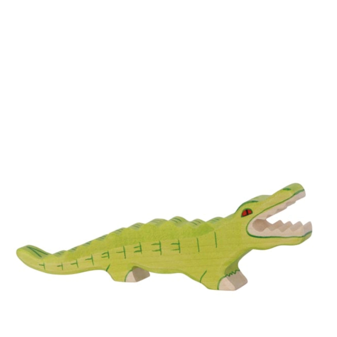 Wooden figure, crocodile