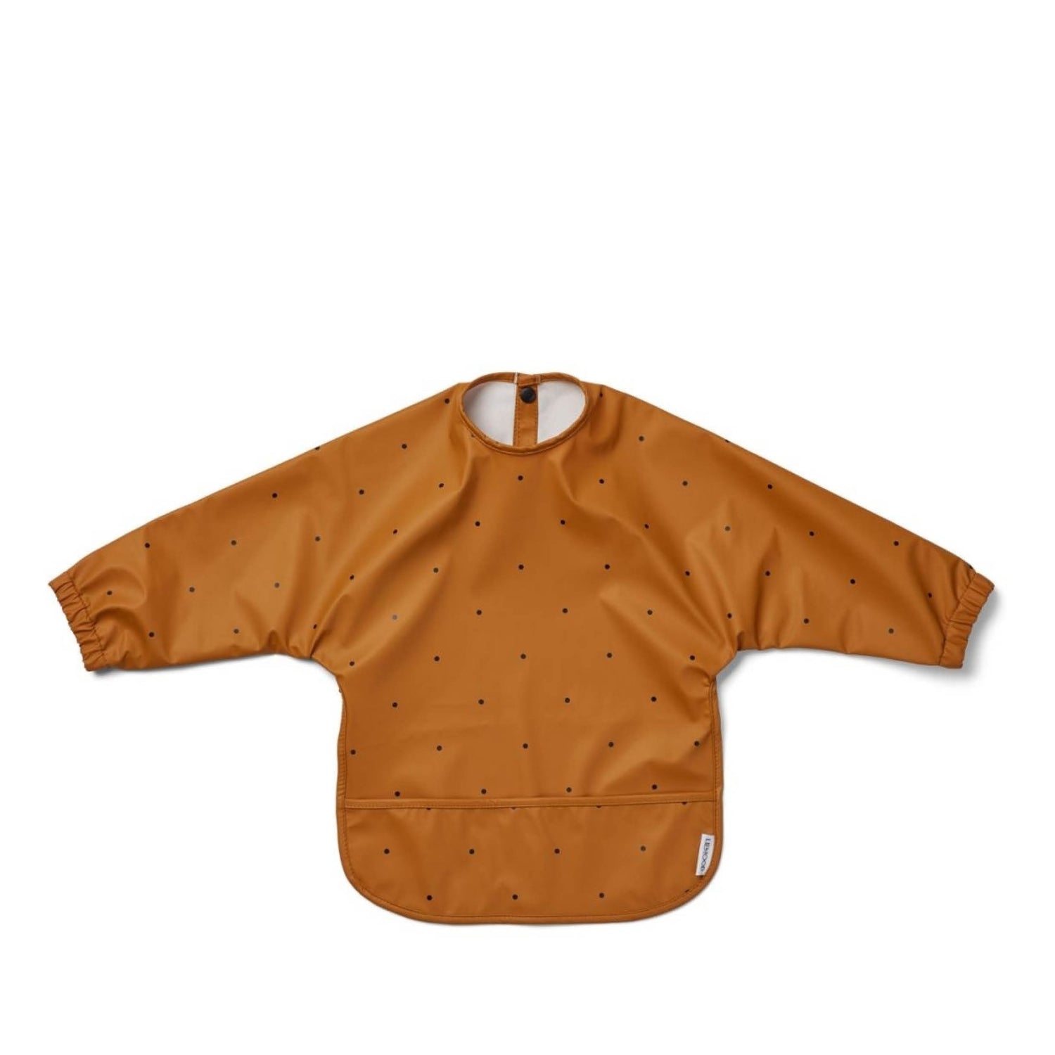 Bib Merle in classic dot mustard