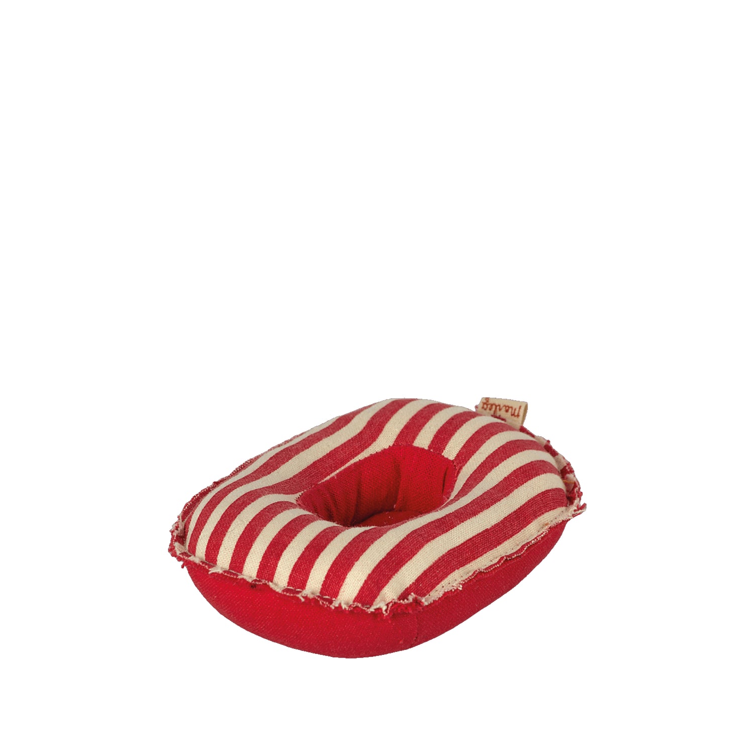 Mice, rubber dinghy striped in red