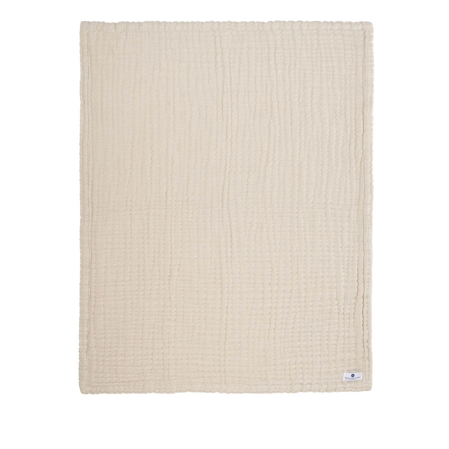 4 in 1 baby muslin blanket in natural white