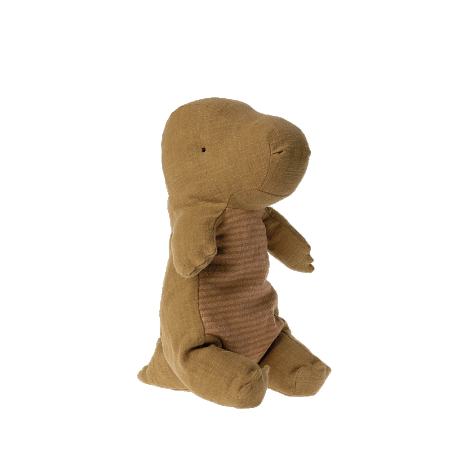 Cuddly toy, Gantosaurus in an egg in dark ocher