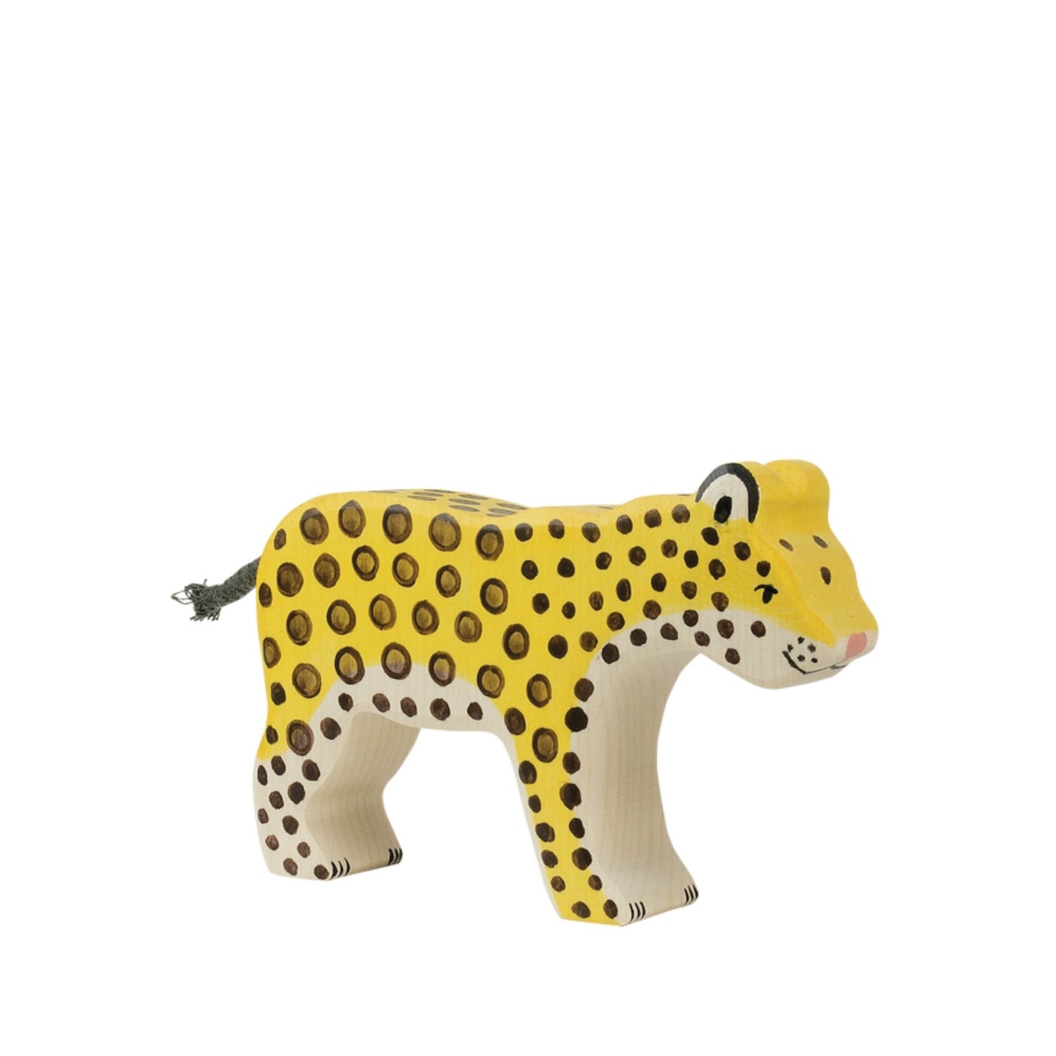 Wooden figure, leopard