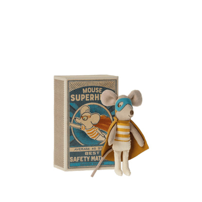 Superhero Mouse in Matchbox