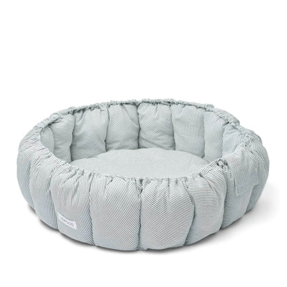 Baby Nest Ola in blue wave/creme de la creme striped