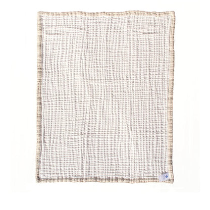 4 in 1 baby muslin blanket in natural white