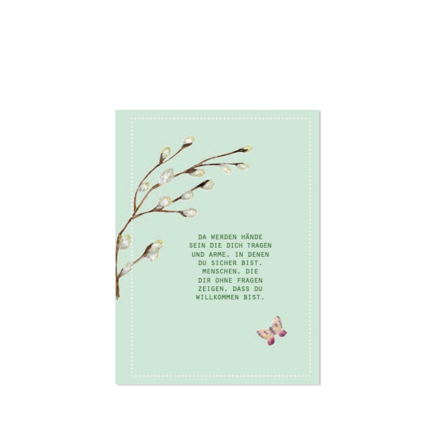 Foldable Greeting card, Spring awakening