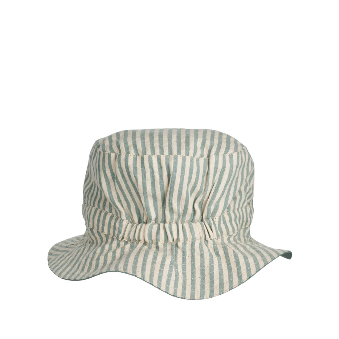 Reversible Sun hat Sander in peppermint/sandy striped