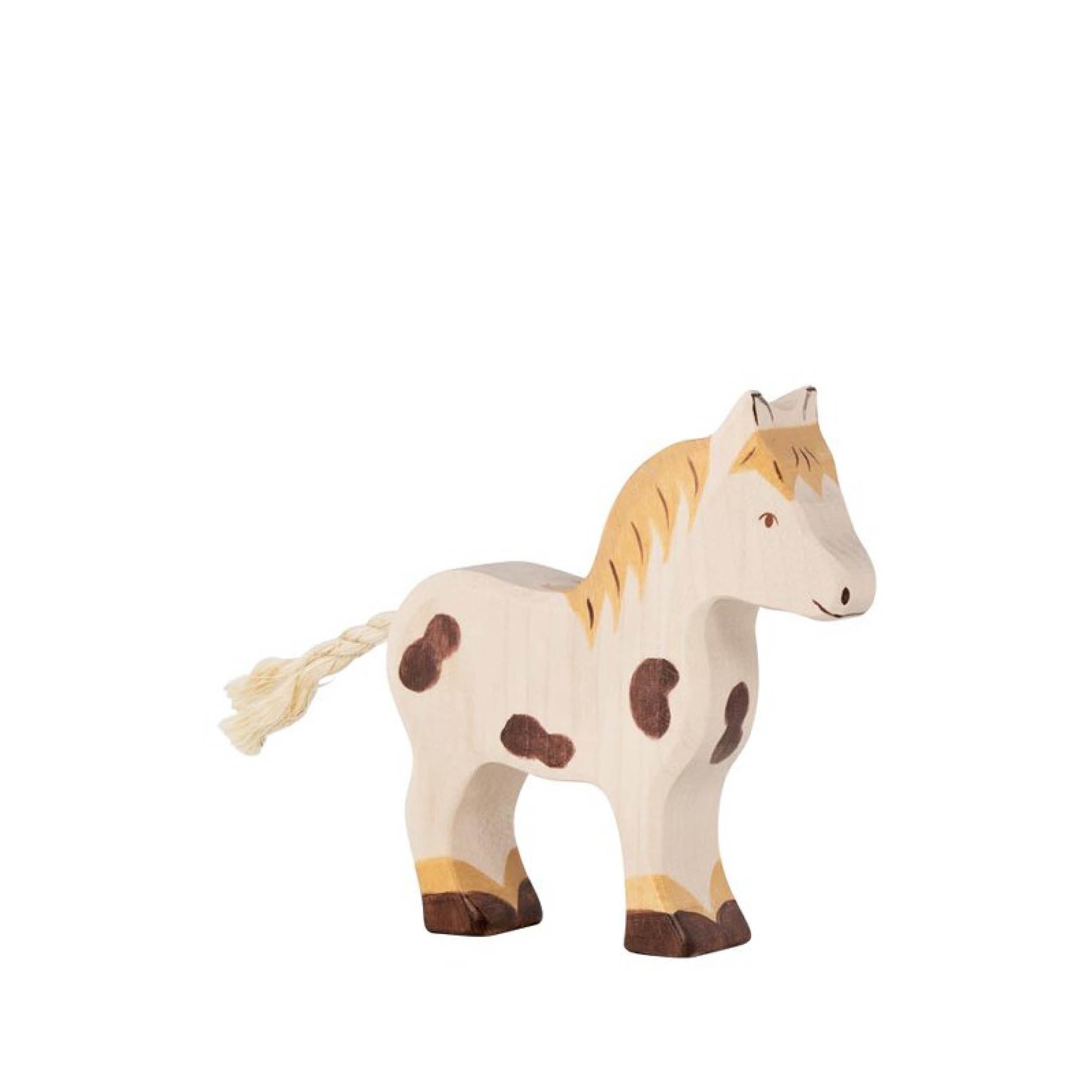 Wooden figure, pony