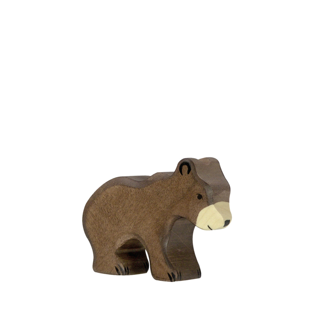 Wooden figure, small brown bear