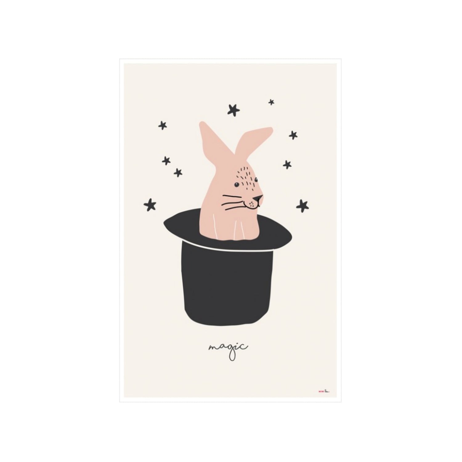 Poster, magic rabbit