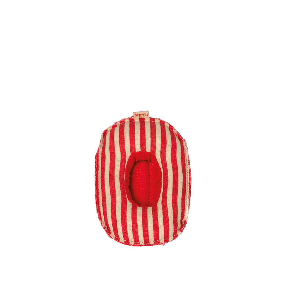 Mice, rubber dinghy striped in red