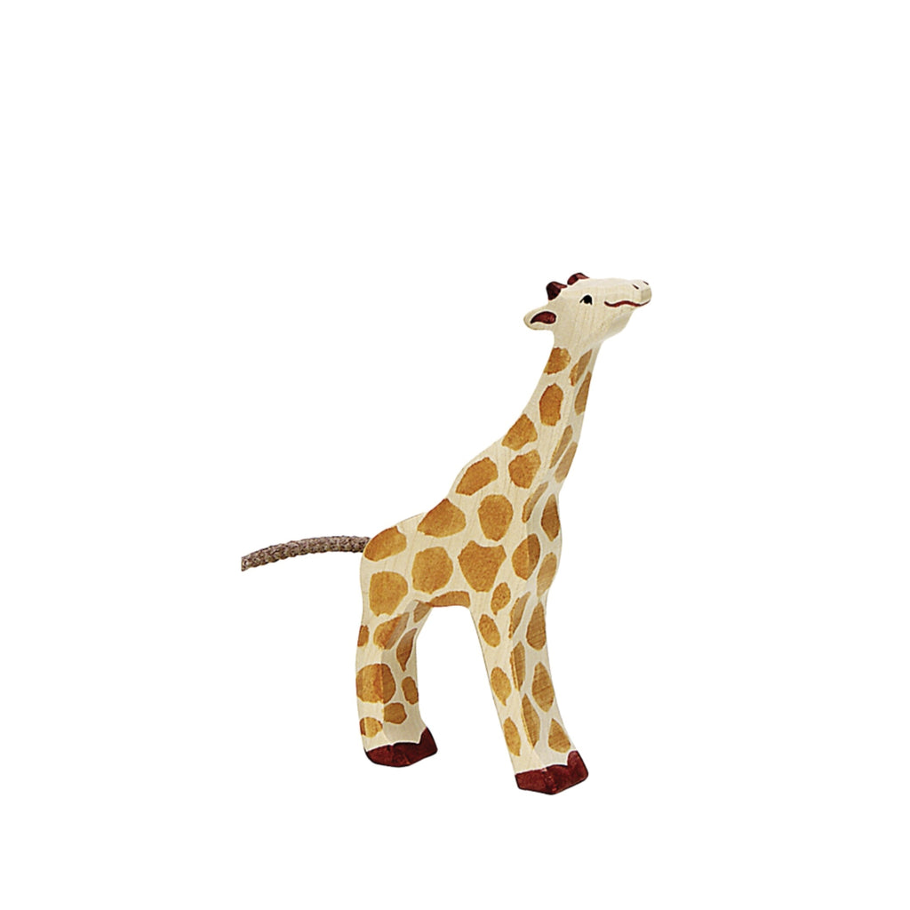 Holzfigur, kleine Giraffe - kinder & konsorten - Spielfiguren
