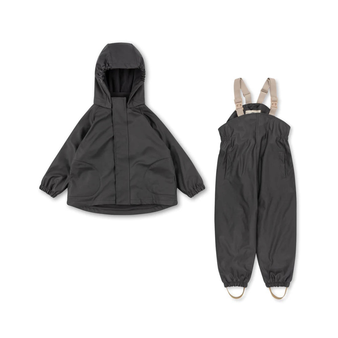 Set of 2, Lined Rain jacket and -trousers in magnet