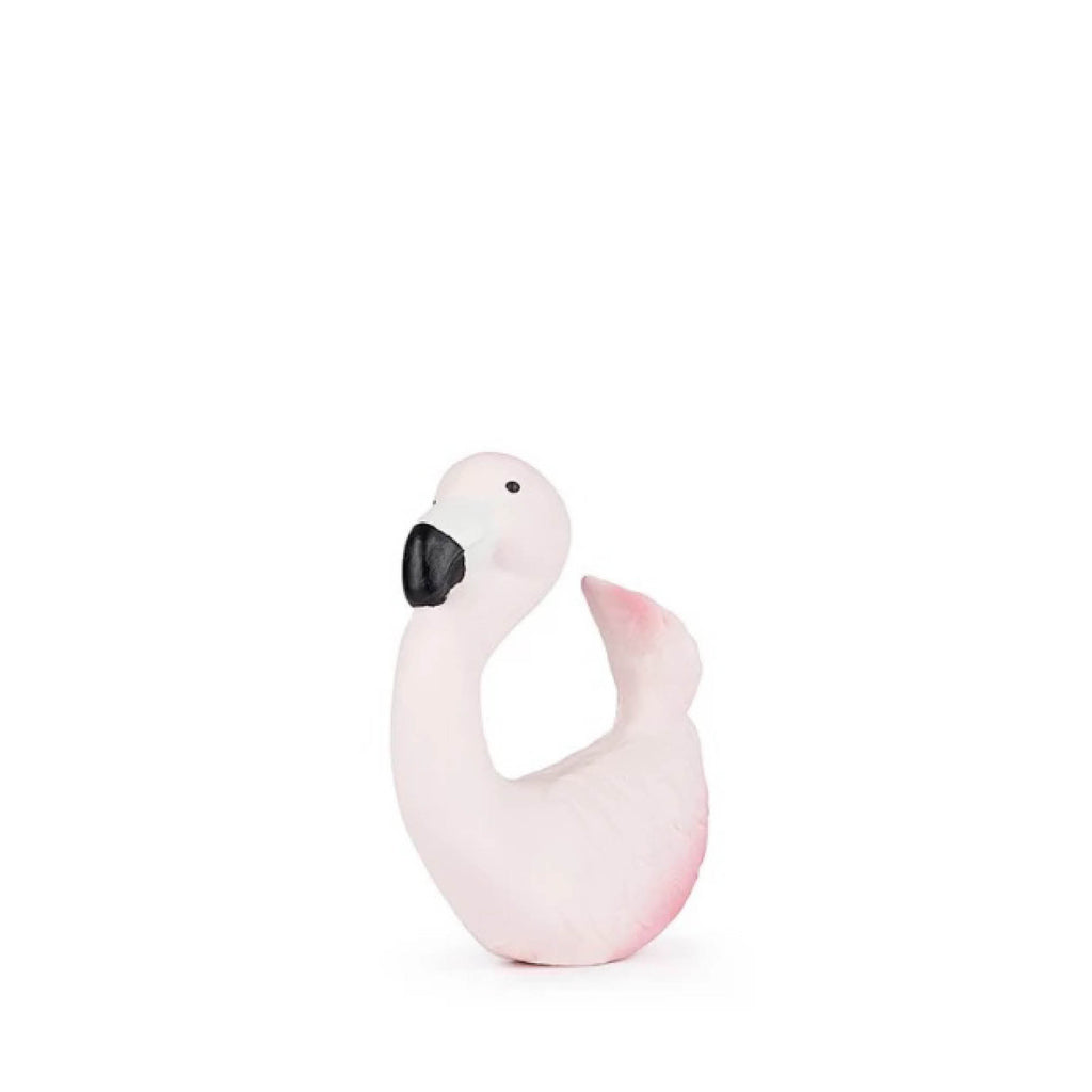Baby Beißring Teether Armband Sky der Flamingo aus Naturkautschuk und von Hand bemalt mit speiseechten Farben - 100% natürlich von Oli und Carol bei kinder und konsorten Düsseldorf
