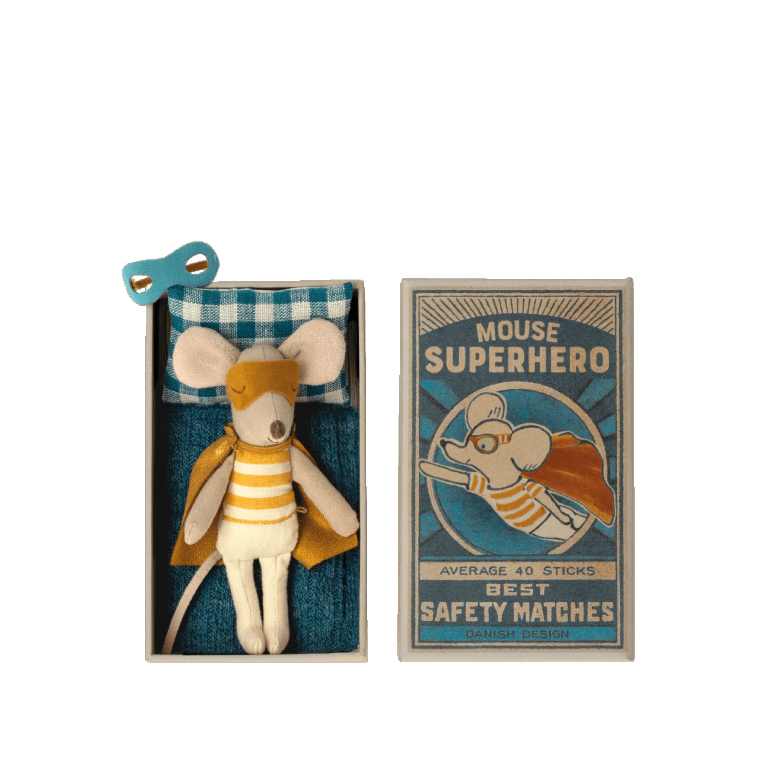 Superhero Mouse in Matchbox