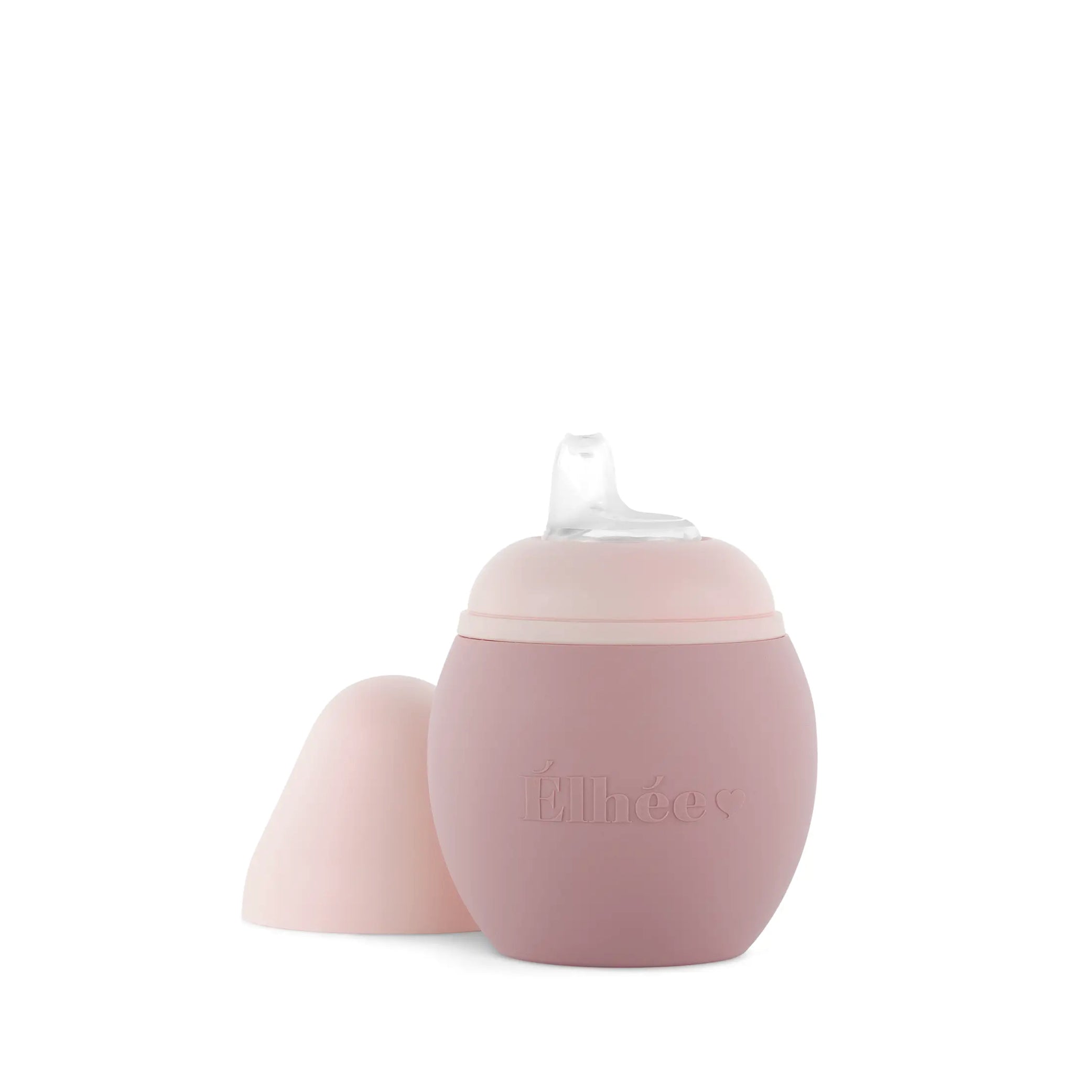 Baby und Kleinkind Toddler Bubble Lernflasche in blush und nude 240ml aus BPA frei medizinischem Silikon ohne Plastik von Elke bei kinder und konsorten düsseldorf
