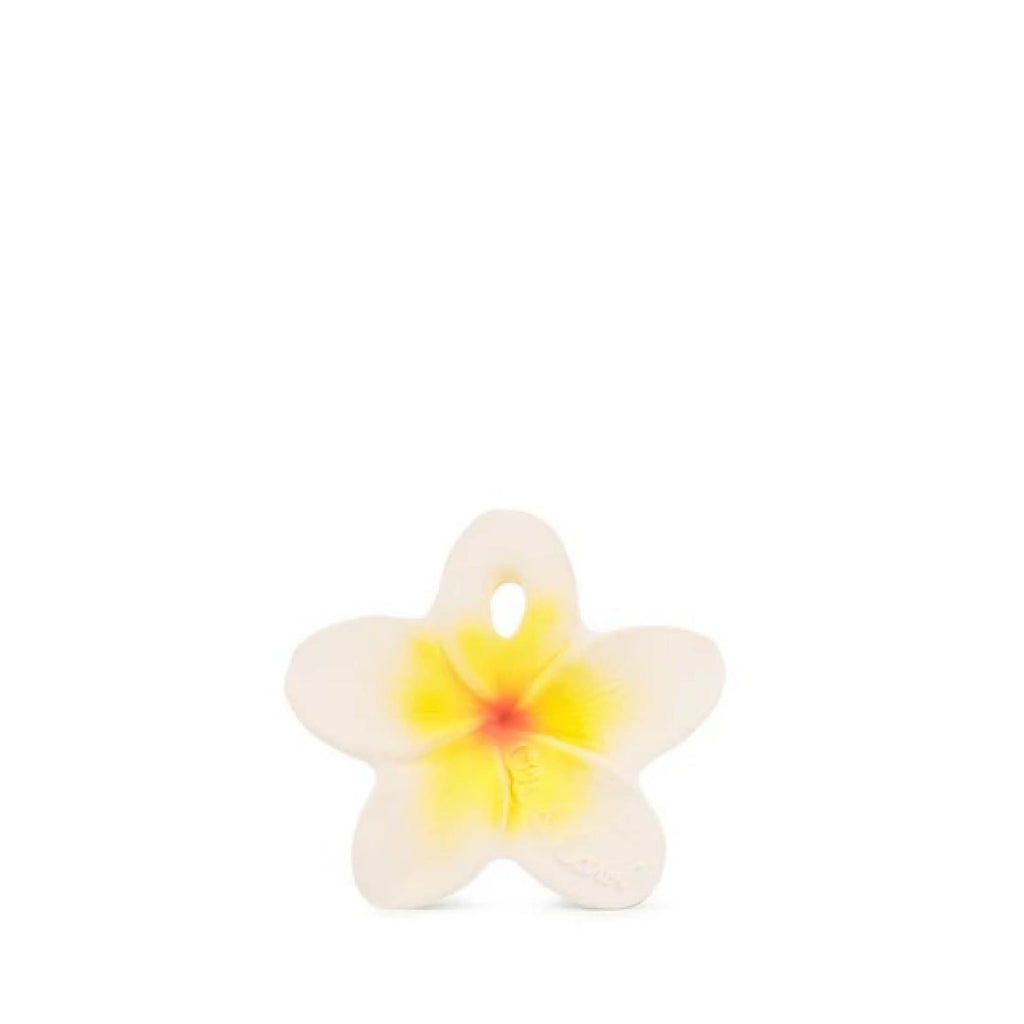 Baby Schnuller Schnullerersatz Chewy to go Hawaii die Blume aus Naturkautschuk und von Hand bemalt mit speiseechten Farben - 100% natürlich von Oli and Carol bei kinder und konsorten Düsseldorf