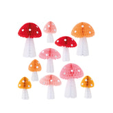 Home decoration - 10er Set Fliegenpilze Pilze Waben Dekorationen für Zuhause von Meri Meri Partyartikel bei kinder & konsorten düsseldorf