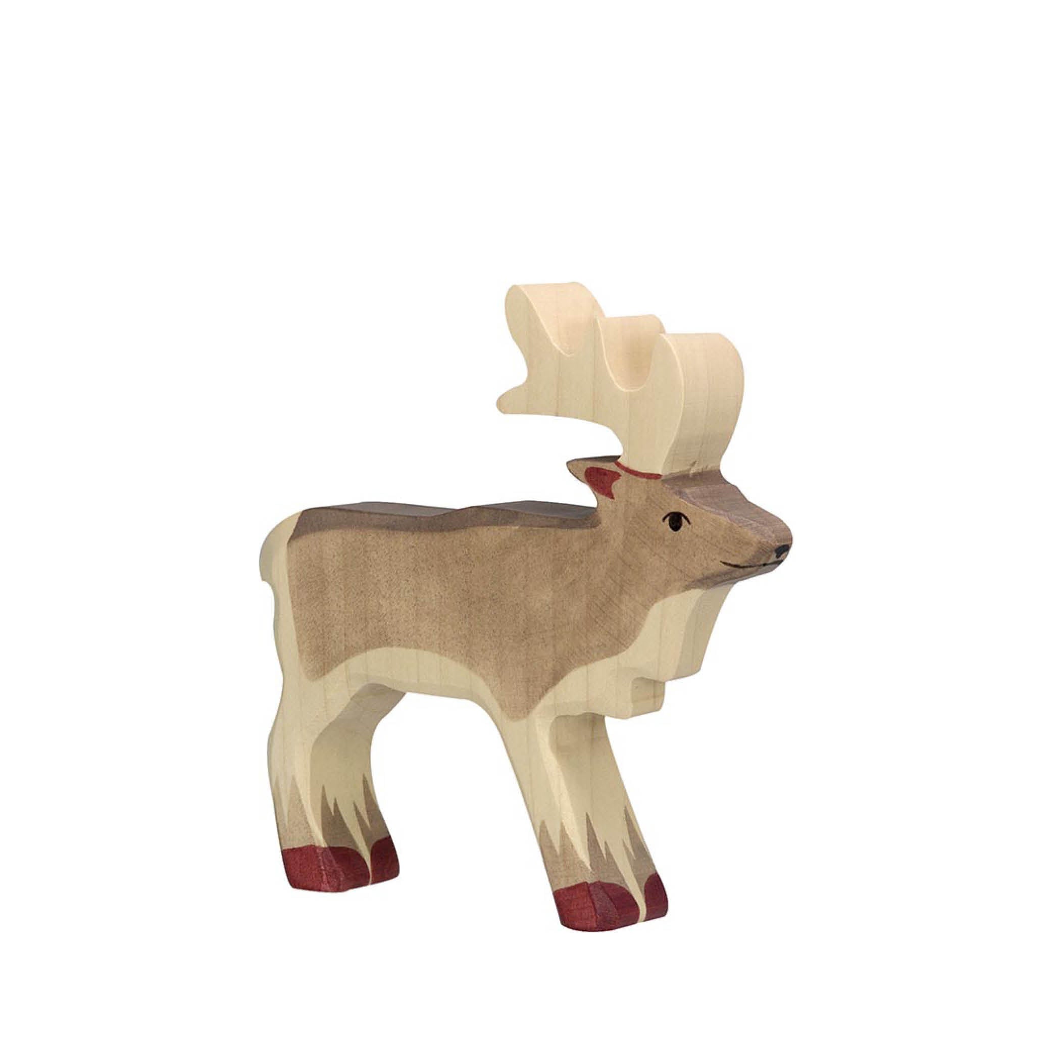 Wooden figure, reindeer