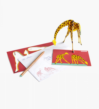 3D-Puzzle Grußkarte, Giraffe - kinder &amp; konsorten - Puzzle