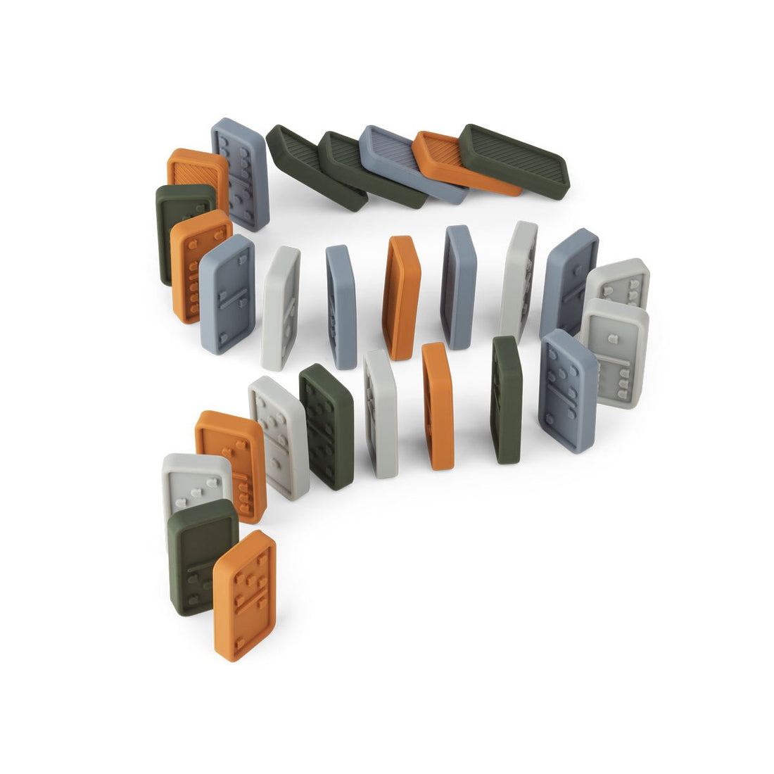 Domino Set, Dodo in blue multi mix